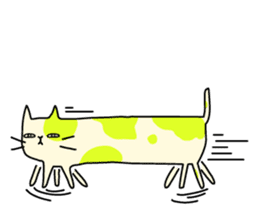 SNAKAT: The long lazy cat sticker #4084708