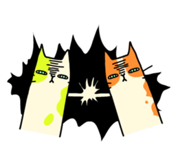 SNAKAT: The long lazy cat sticker #4084709