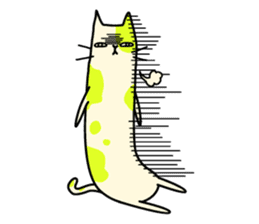 SNAKAT: The long lazy cat sticker #4084710