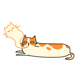SNAKAT: The long lazy cat sticker #4084713