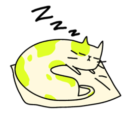 SNAKAT: The long lazy cat sticker #4084715