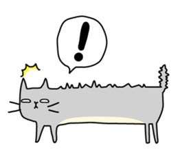 SNAKAT: The long lazy cat sticker #4084717