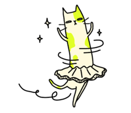 SNAKAT: The long lazy cat sticker #4084718