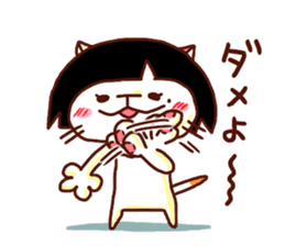 the pad of cat @ women sticker #4085576