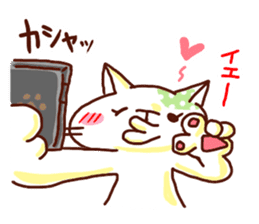 the pad of cat @ women sticker #4085578