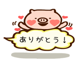 akaringo's balloon pig sticker #4085600