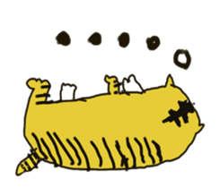 tiger sometimes grandfather sticker #4086135