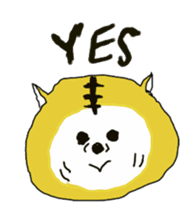 tiger sometimes grandfather sticker #4086140