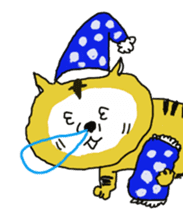 tiger sometimes grandfather sticker #4086145