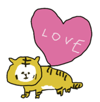 tiger sometimes grandfather sticker #4086156