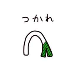 Welsh onion sticker sticker #4086398