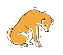 Shiba Inu of cute sticker sticker #4086478