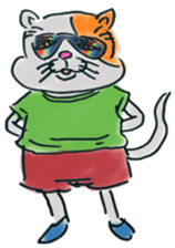 Maneki nekotarou sticker #4086711