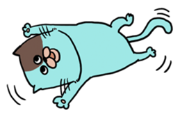 Cat of three brothers sticker #4086841