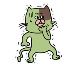 Cat of three brothers sticker #4086843