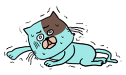 Cat of three brothers sticker #4086852