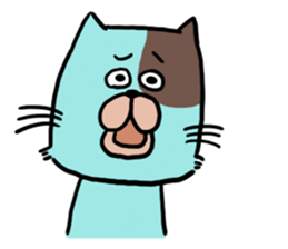 Cat of three brothers sticker #4086856