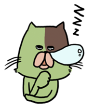 Cat of three brothers sticker #4086863