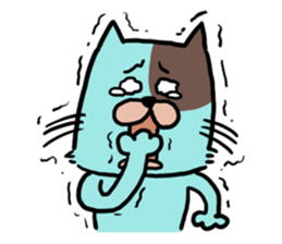 Cat of three brothers sticker #4086865