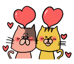 Cat of three brothers sticker #4086868