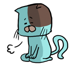 Cat of three brothers sticker #4086870