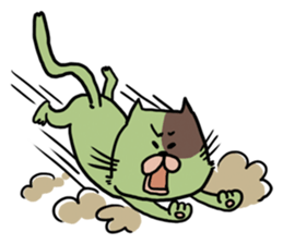 Cat of three brothers sticker #4086873