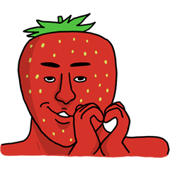 Strawberry muscle man