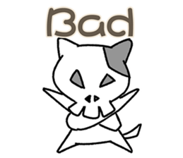 Bone Cat sticker #4088219