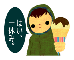 Hello! Hoody sticker #4088330