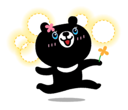 Cute Black Bear sticker #4088518