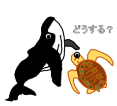 It's a whale! sticker #4088801