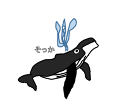 It's a whale! sticker #4088802