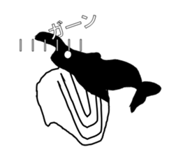 It's a whale! sticker #4088813