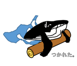 It's a whale! sticker #4088817