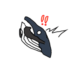 It's a whale! sticker #4088834