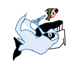 It's a whale! sticker #4088839