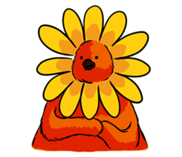 Red Penguin baby sticker #4090233