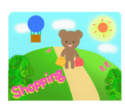 Picture book of the bear sticker #4090530