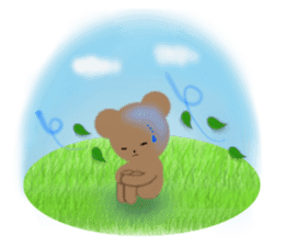 Picture book of the bear sticker #4090547