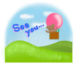 Picture book of the bear sticker #4090557