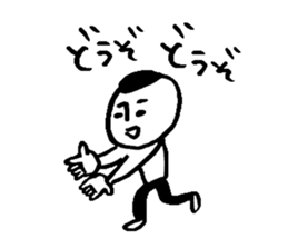 Simple handwriting sticker sticker #4091255