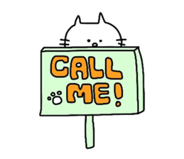 Shironeko by Azu sticker #4091330