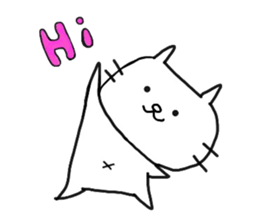 Shironeko by Azu sticker #4091336