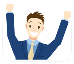 Polite Business man sticker #4091484