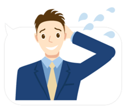 Polite Business man sticker #4091486