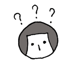 Kao girl sticker #4093007