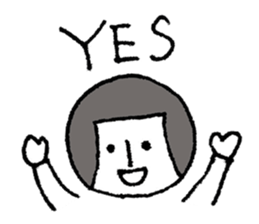 Kao girl sticker #4093009