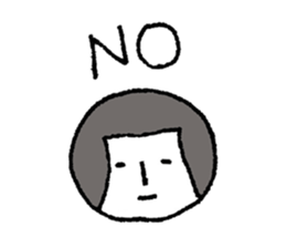 Kao girl sticker #4093010