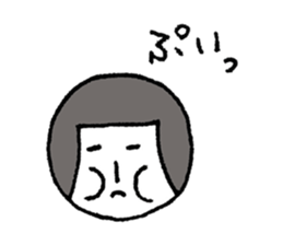 Kao girl sticker #4093032