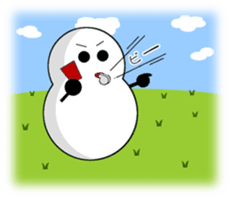 The snowman which talks 5 sticker #4093545